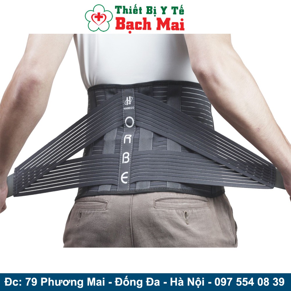 [Y TẾ BẠCH MAI] Đai Lưng Olumba Orbe Cao Cấp Hỗ Trợ Cột Sống, Thoát Vị Đĩa Đệm