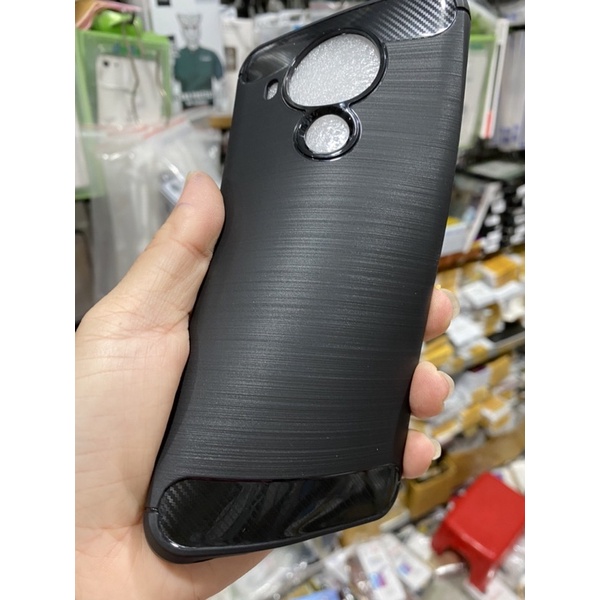 Ốp Nokia 5.4 dẻo dày có độ chống sóc nhẹ,vân kiểu nhôm xước nhám.