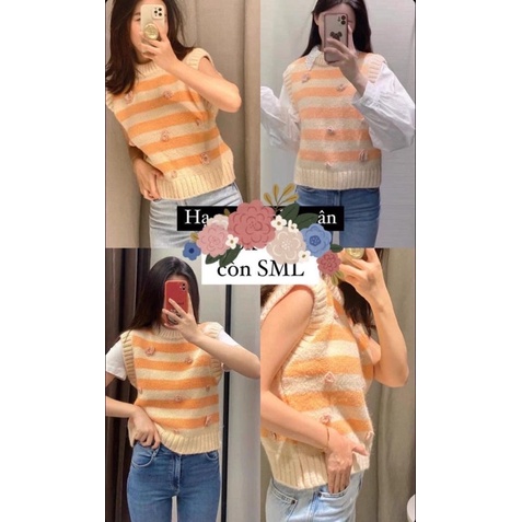 Áo ghile len mỏng nhẹ chuẩn auth zara