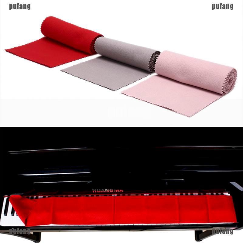 Tấm phủ bảo vệ bàn phím đàn piano 88 phím bằng cotton màu đỏ