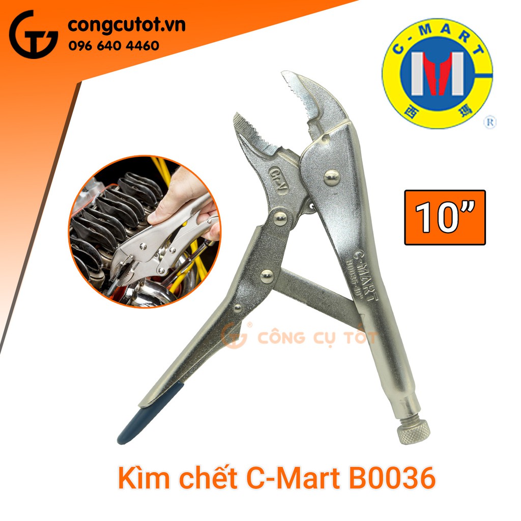 Kìm chết C-Mart B0035 250mm hợp kim Cr-V