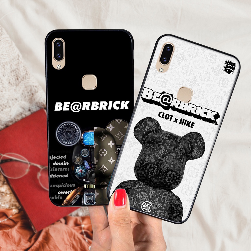 Ốp lưng điện thoại Vivo V9 - Vivo V11 - V11i - Vivo Y11 - Vivo Y91 bearbrick đáng yêu-bảo vệ máy hiệu quả