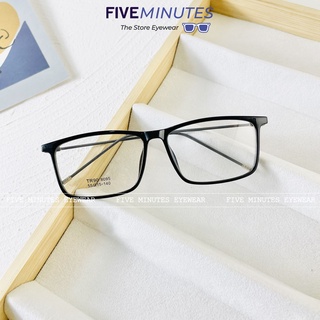 Gọng kính nam nữ dáng vuông Basic nhựa dẻo 8095 Siêu hot 2023 - Kính Mắt Five Minutes