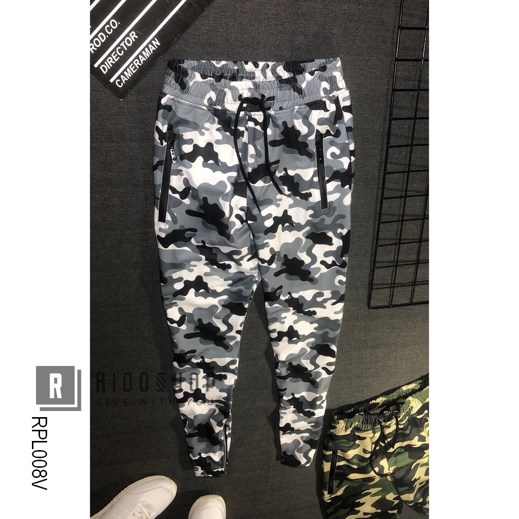 Quần thun nam rằng ri thể thao thun lạnh cao cấp RPL008 - quần dài jogger Riooshop
