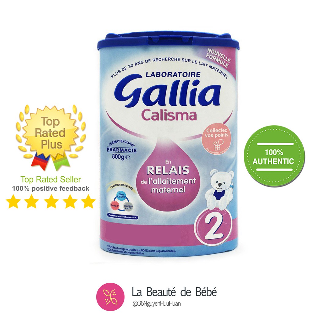 Sữa bột Gallia Calisma Relais số 2 800g [HSD 2 Năm Kể Từ Ngày Sản Xuất]