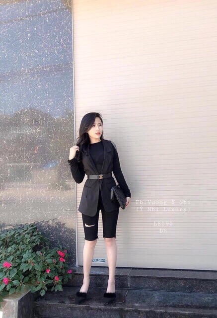 Quần ngố bò rách mã 381