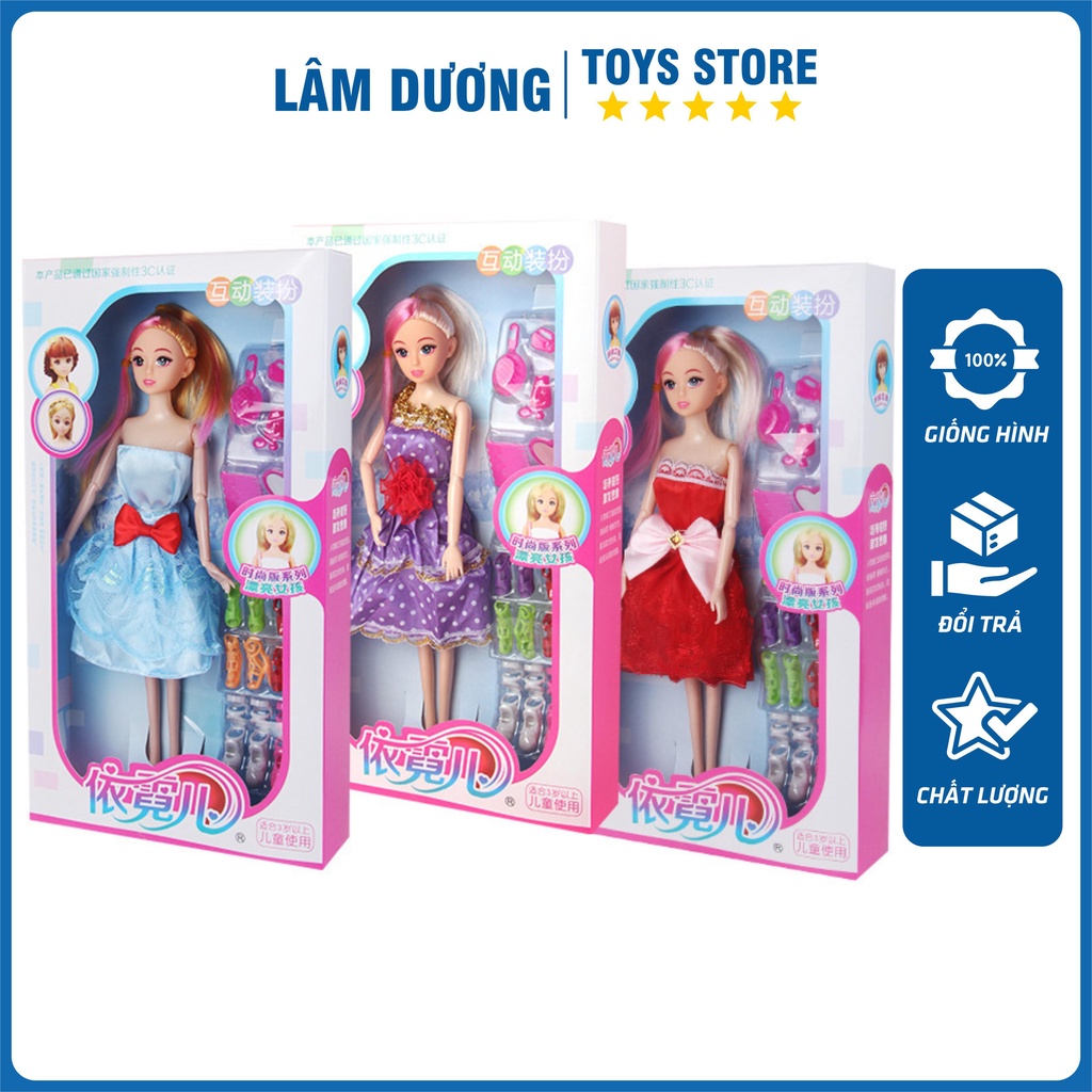 Hộp búp bê khớp công chúa Barbie 💝LÂM DƯƠNG TOYS💝 Búp bê đồ chơi nhiều mẫu lựa chọn, quà tặng tuyệt vời cho bé gái