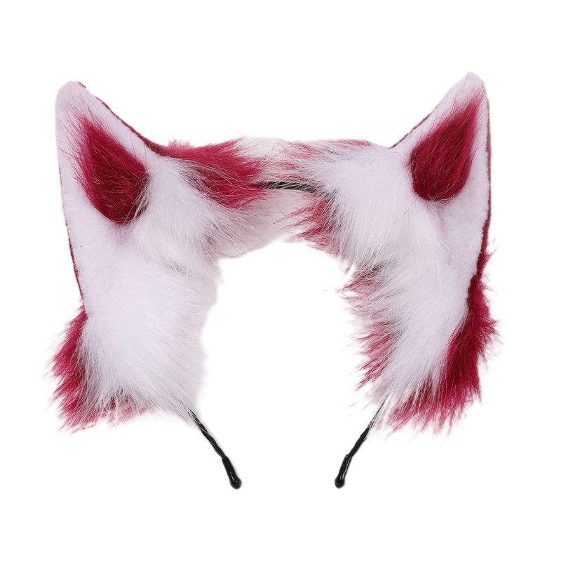 Băng Đô Tai Thú Bông Handmade Phong Cách Lolita Đáng Yêu Dành Cho Lễ Hội Hóa Trang