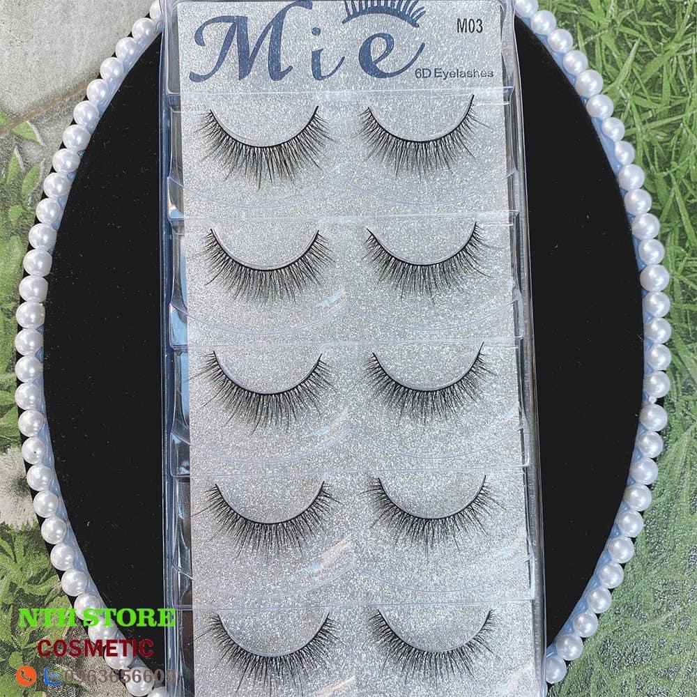 Mi giả Mie 03 6D 5 cặp tự nhiên cao cấp chính hãng chuyên dùng cho makeup