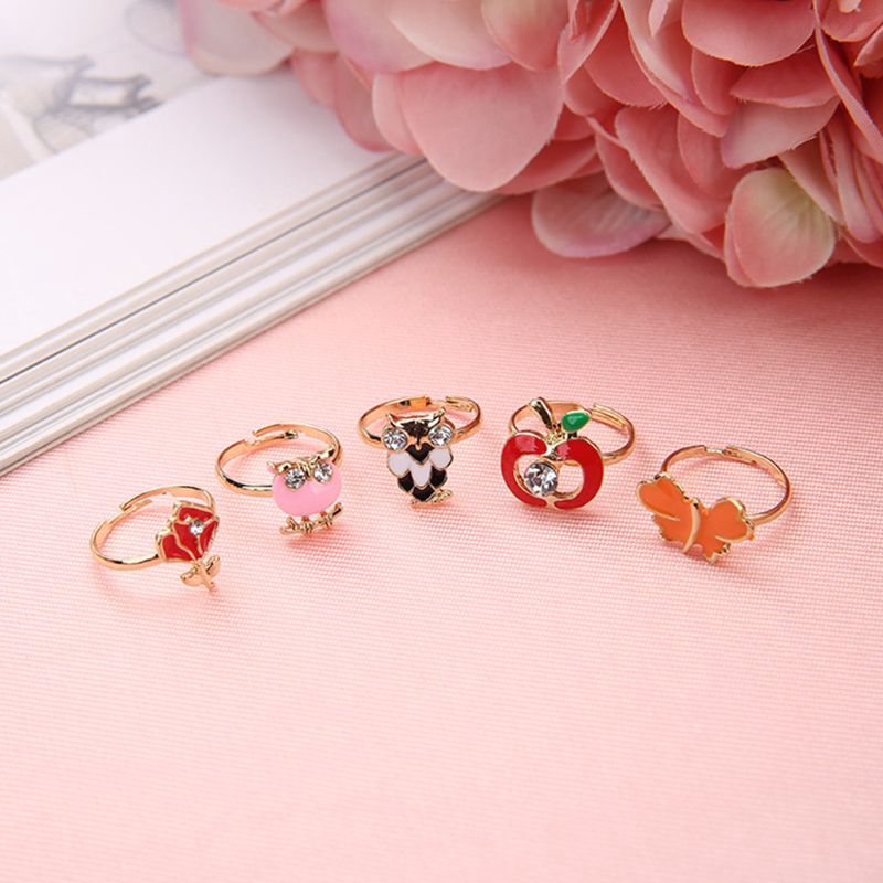 Set 36 Nhẫn Hoạt Hình Xinh Xắn Cho Bé