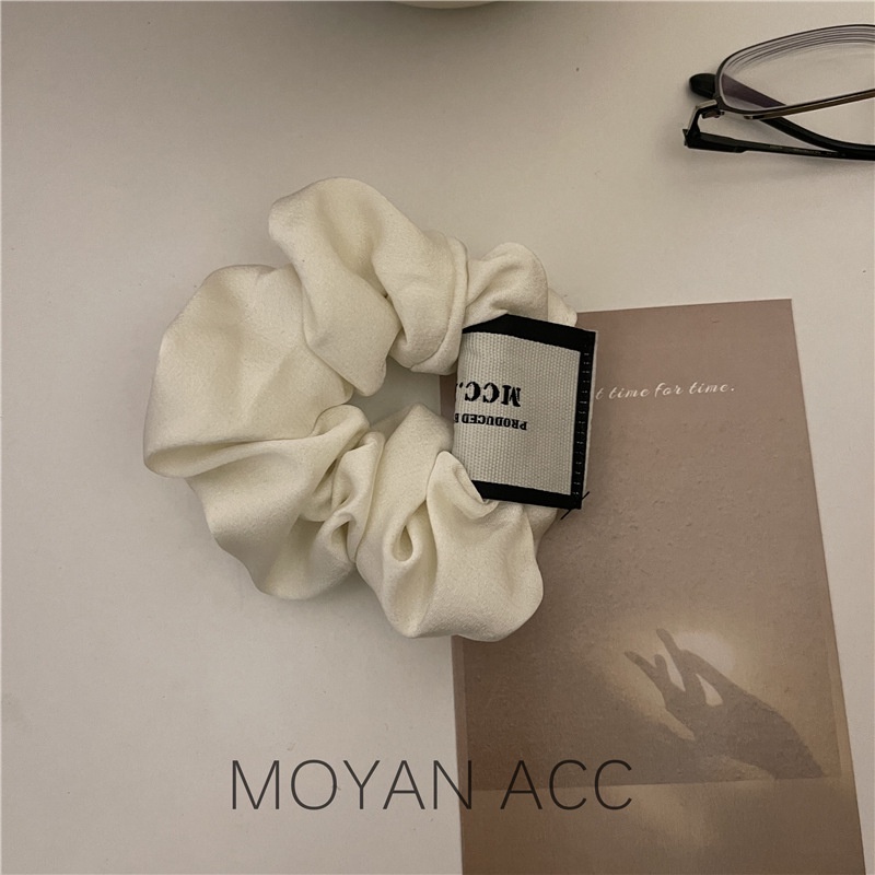 Dây Buộc Tóc Vải Satin Đơn Giản Thời Trang Phong Cách Hàn Quốc