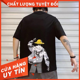 [SIÊU HOT] Áo thun tay lỡ ngực luffy 01 (unisex nam nữ đều mặc được)