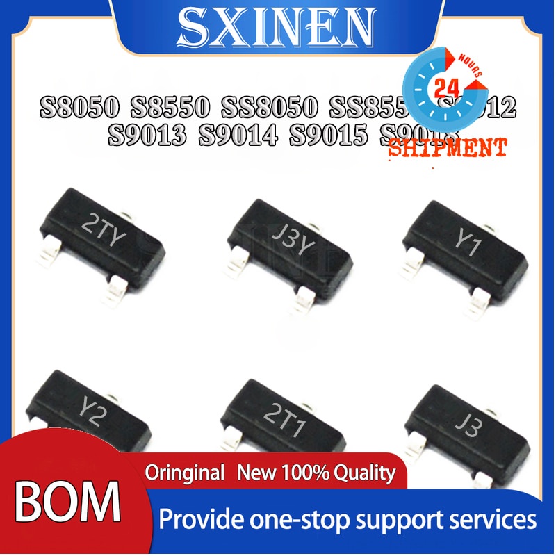 Bộ 180 Miếng Dán Cho S9012 S9013 S9014 S9015 S9018 A1015 C1815 A42 A92 2N22222 S8050 S8550 5551 5401 A733 C945 2N3904 2N3906 SOT23