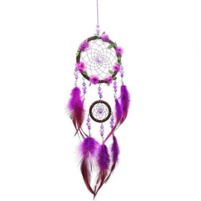 Dreamcatcher Đính Lông Vũ 45cm