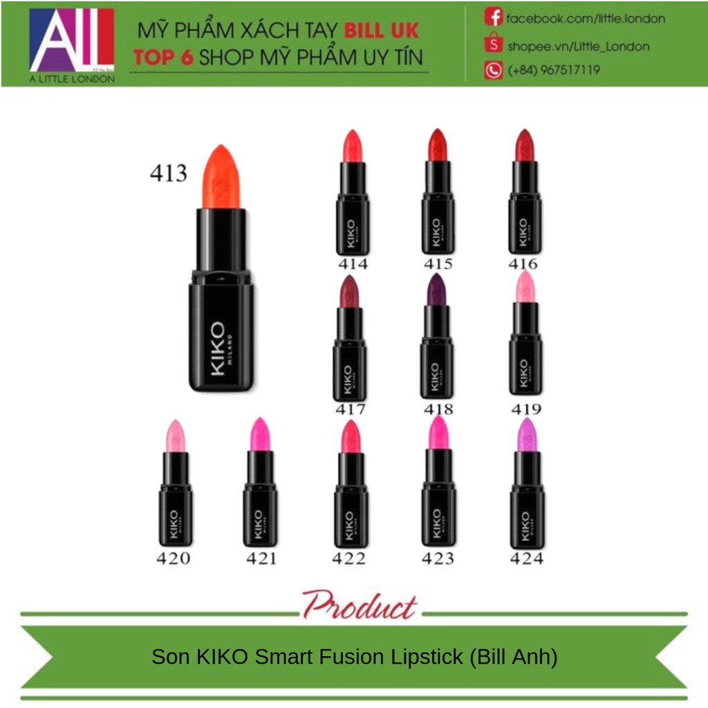 [TOP 1 SHOPEE] Son Kiko Smart Fusion Lipstick (Bill Anh) | BigBuy360 - bigbuy360.vn