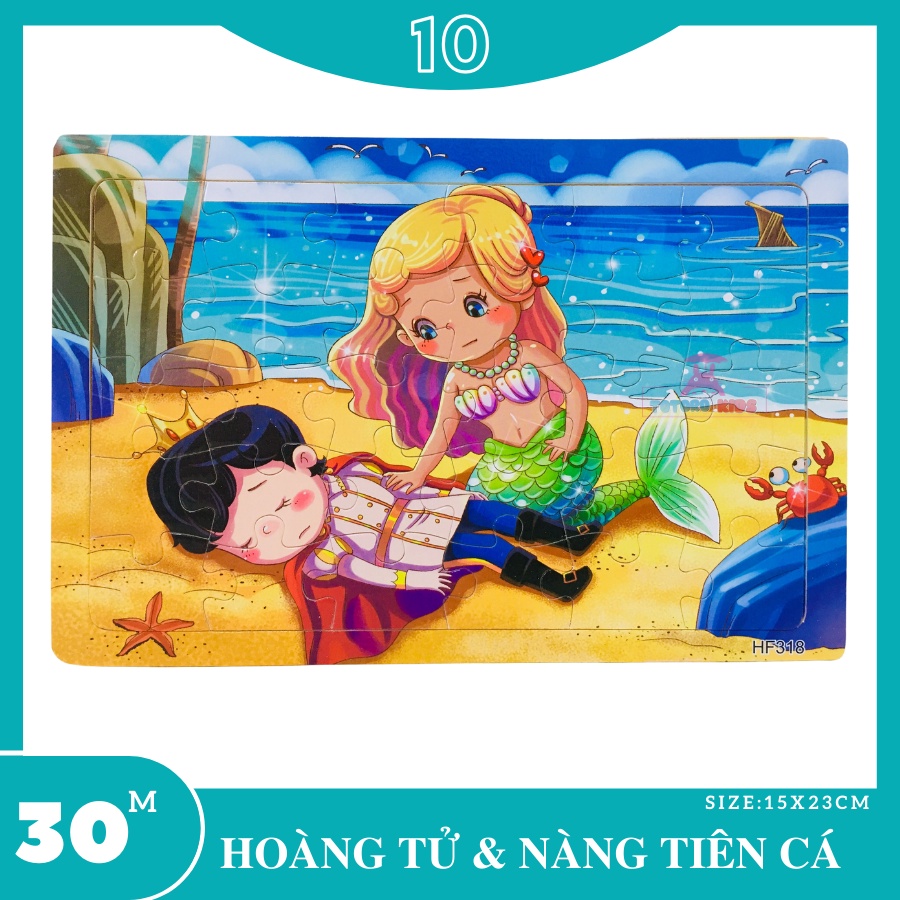 Tranh ghép hình 30 mảnh Tranh ghép hình câu chuyện cổ tích cho bé