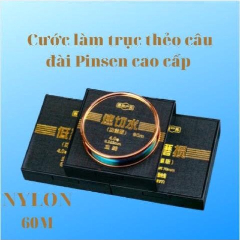 Cước câu Pinsen 60m Cao cấp- cước chống xoắn, tải cá cao