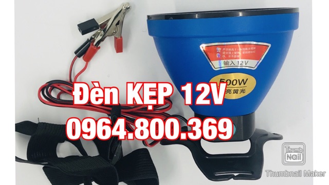 Pha đèn Kẹp bình Ắc quy 12V G1201