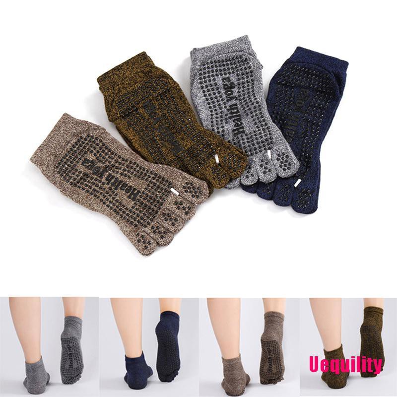 Tất Cotton Xỏ Ngón Tập Thể Thao Chống Trượt Cho Nam