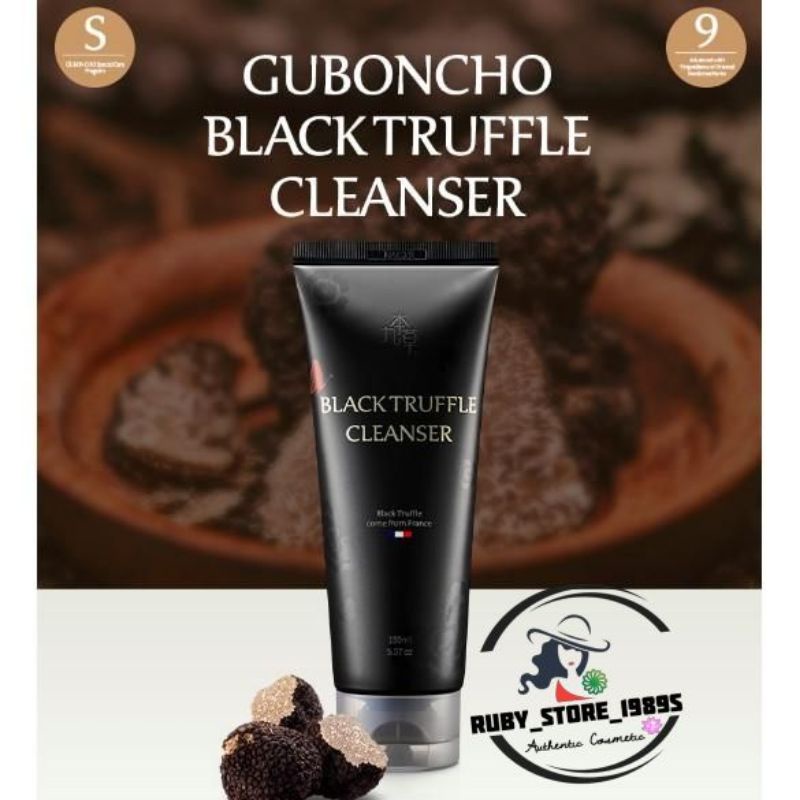 SỮA RỬA MẶT NẤM ĐEN UGB THẢI ĐỘC HÀN QUỐC - GUBONCHO BLACK TRUFFLE CLEANSER