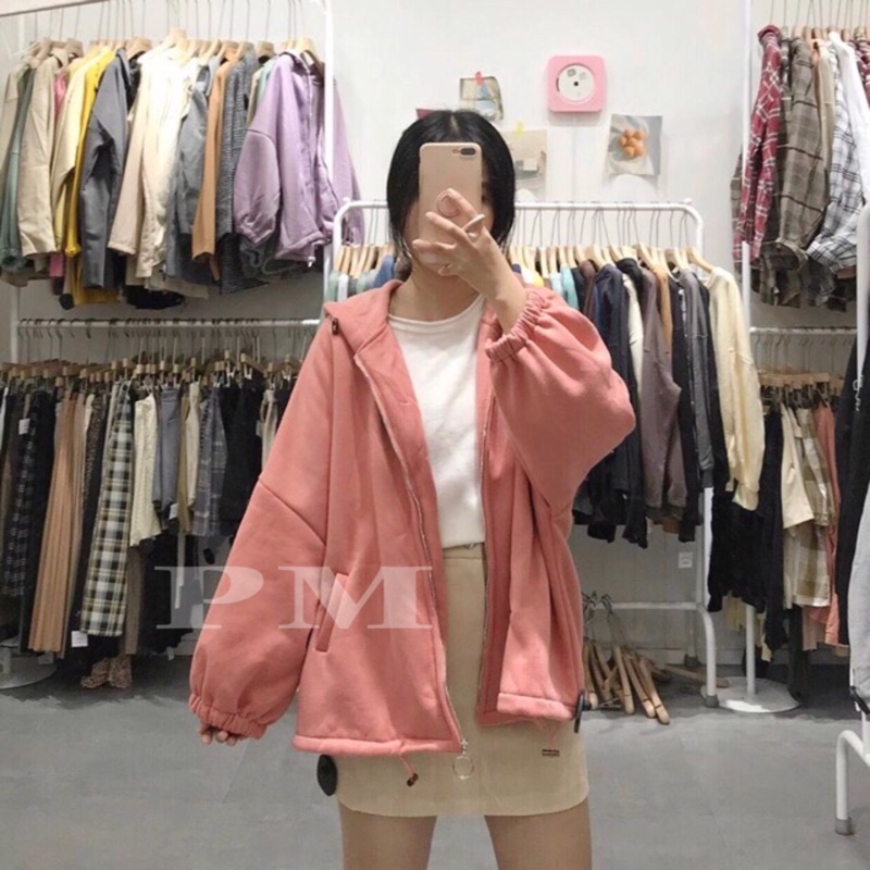 ÁO NỈ KHOÁ TRÒN TAY BOM | BigBuy360 - bigbuy360.vn