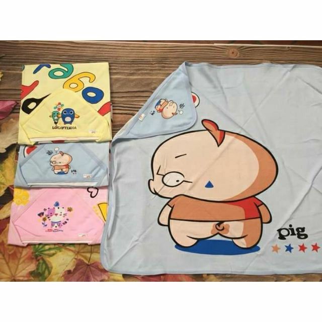 Chăn Ủ Mùa Hè Có Mũ, Vải Cotton Đẹp Cho Bé Sơ Sinh / Fu Hình