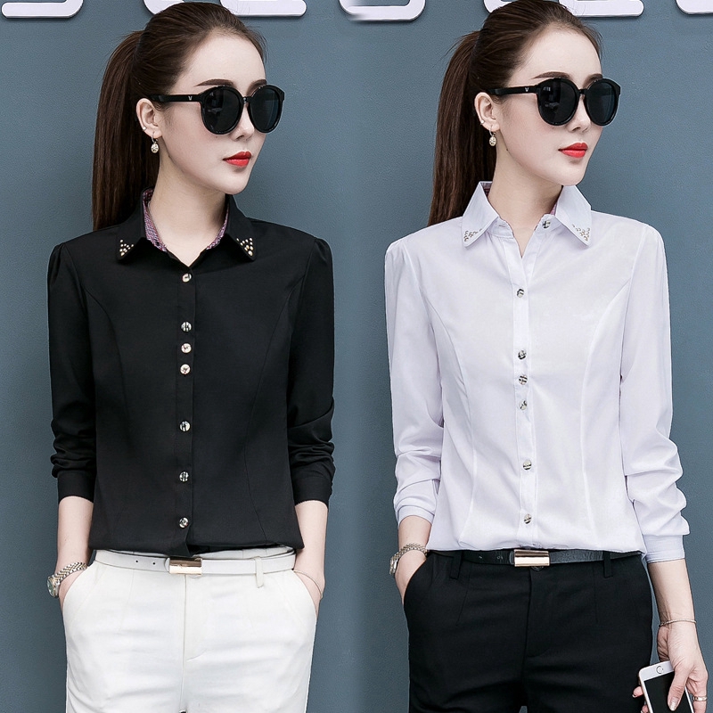 Áo Sơ Mi Tay Dài Thời Trang Thanh Lịch Dành Cho Nữ