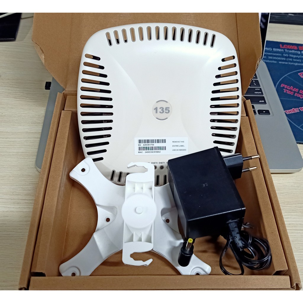 Bộ Phát Wifi Chuyên Dụng Aruba AP-135 - Roaming - Mesh chịu tải cao kèm nguồn POE | BigBuy360 - bigbuy360.vn