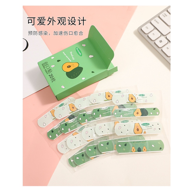 HỘP 20 MIẾNG Băng keo cá nhân urgo cute dễ thương hàn quốc chống nước hoạt hình