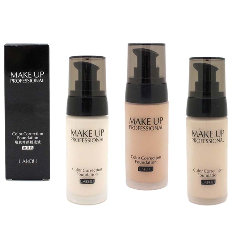 Kem Nền LAIKOU Che Khuyết Điểm Dưỡng Ẩm Trắng Da Chống Nước 40ml