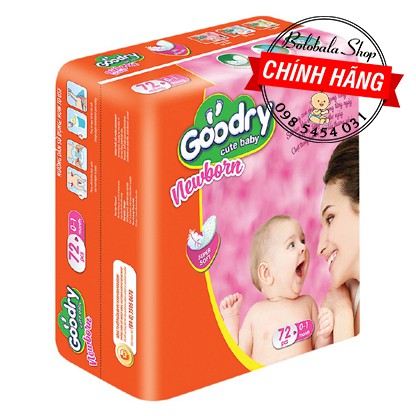 Miếng lót sơ sinh Goodry 72 miếng Newborn 1