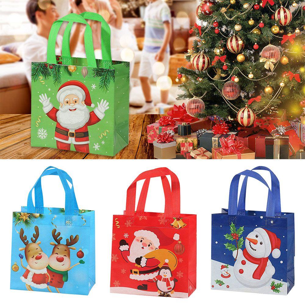 MUVAKO Bộ 4 Túi Đựng Quà Giáng Sinh Xinh Xắn