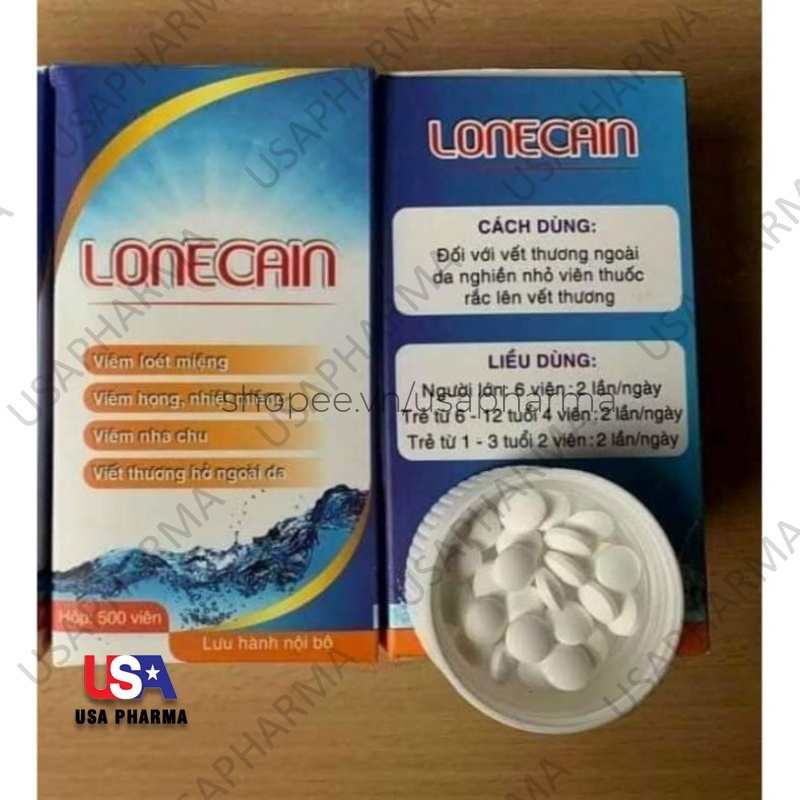 50 Viên Nhiệt Miệng Bạch Mai Lomecain