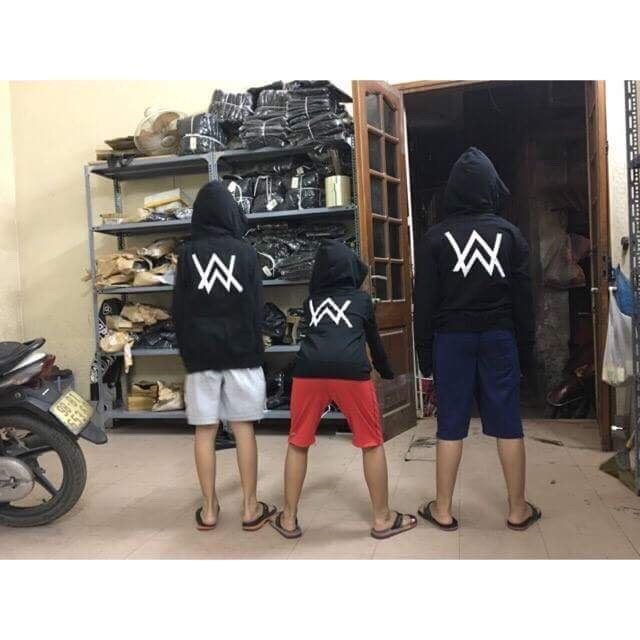 Áo khoác nỉ Alan walker vải dày dặn size S,M,L,XL