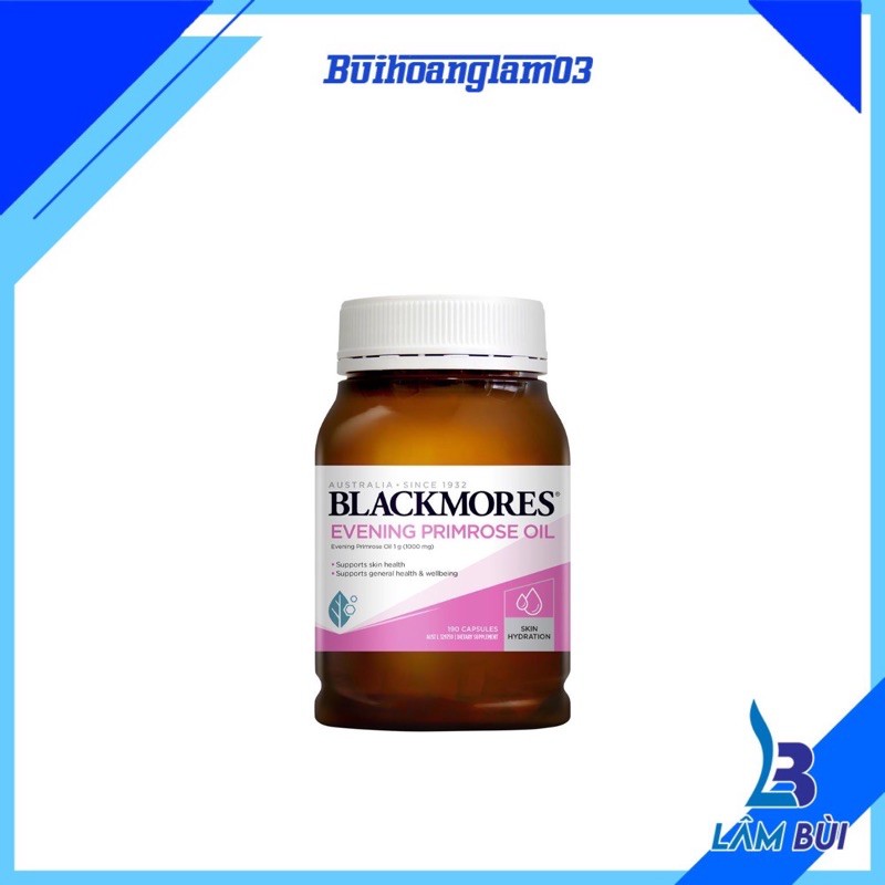 Tinh dầu hoa anh thảo Blackmores 190 viên