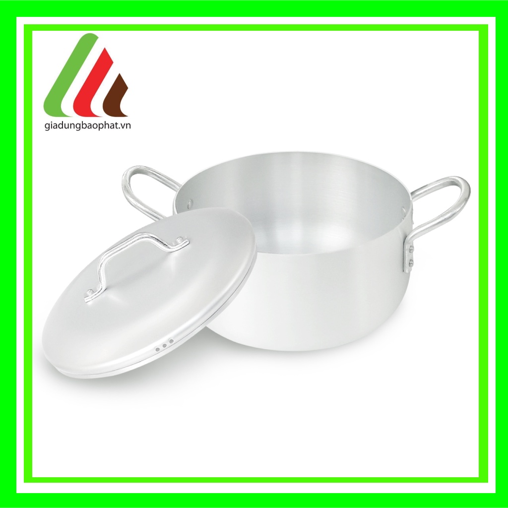 Nồi nhôm kiểu Nhật Kim Hằng 16 18 20 22 24 26 28 30 Chính hãng