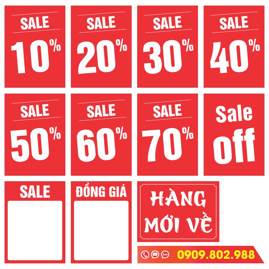 BẢNG SALE, BẢNG KHUYẾN MÃI, BẢNG HẠ GIÁ