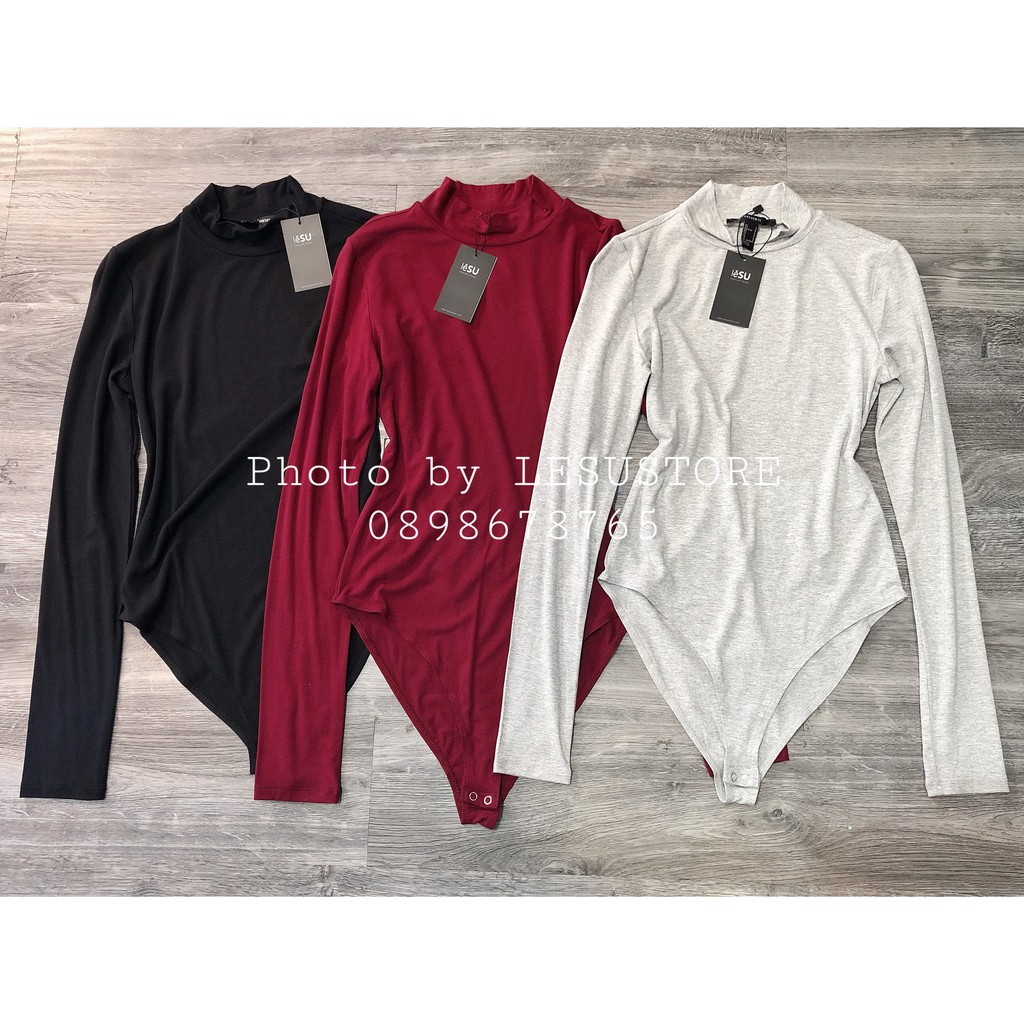 ẢNH TỰ CHỤP Bodysuit cổ lọ