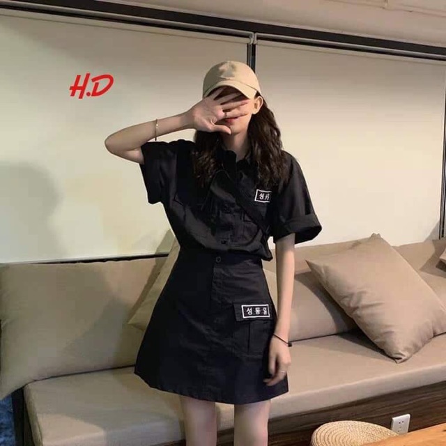 Áo sơmi 2 túi thêu chữ HDV466 | BigBuy360 - bigbuy360.vn