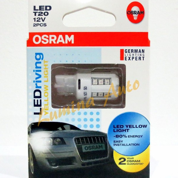 Osram Đèn Led Xi Nhan Màu Vàng / Vàng T20 / Wy21w