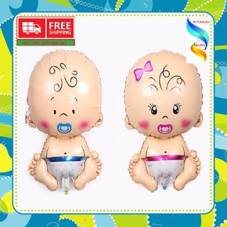 [GIÁ-HỦY-DIỆT] Bóng Trang Trí Sinh Nhật Hình Em Bé (HAPPYBIRTHDAY)