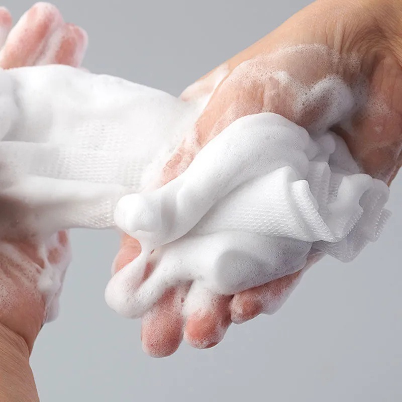 1 Túi Lưới Đựng Xà Phòng Tạo Bọt Tiện Dụng