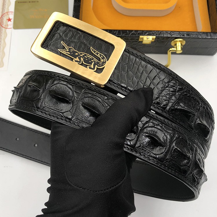 [HÀNG CHẤT] .Dây nịt nam Thắt Lưng da Doanh Nhân Da cá sấu Thật 2 Lớp thời trang | BigBuy360 - bigbuy360.vn