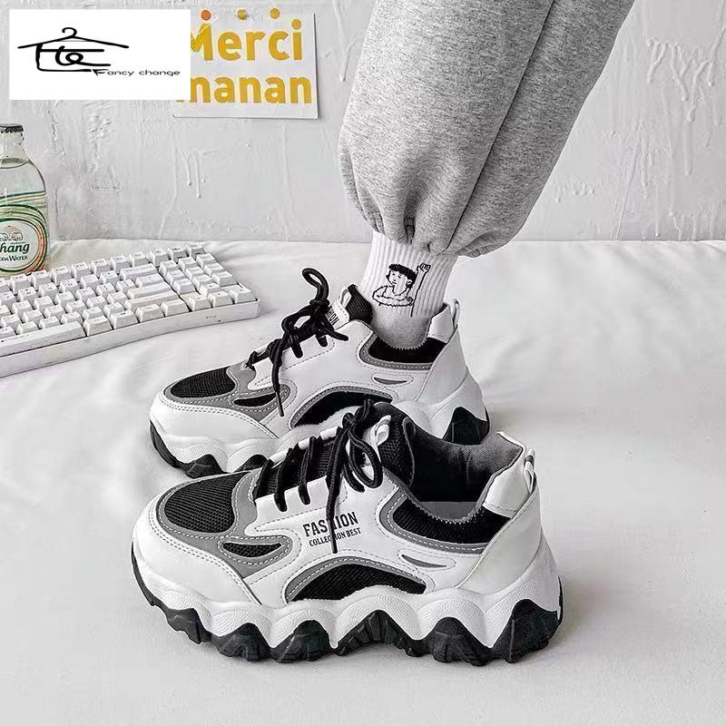 Giày Thể Thao Đế Dày Tăng Chiều Cao Thời Trang Năng Động