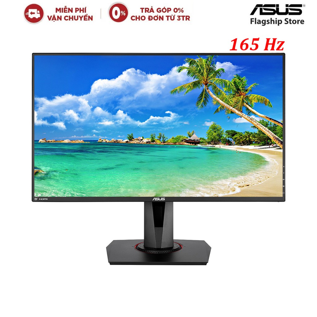  Màn hình ASUS Gaming VG278QR 27" FullHD 165Hz 0,5ms G-Sync TN - Hàng Chính Hãng