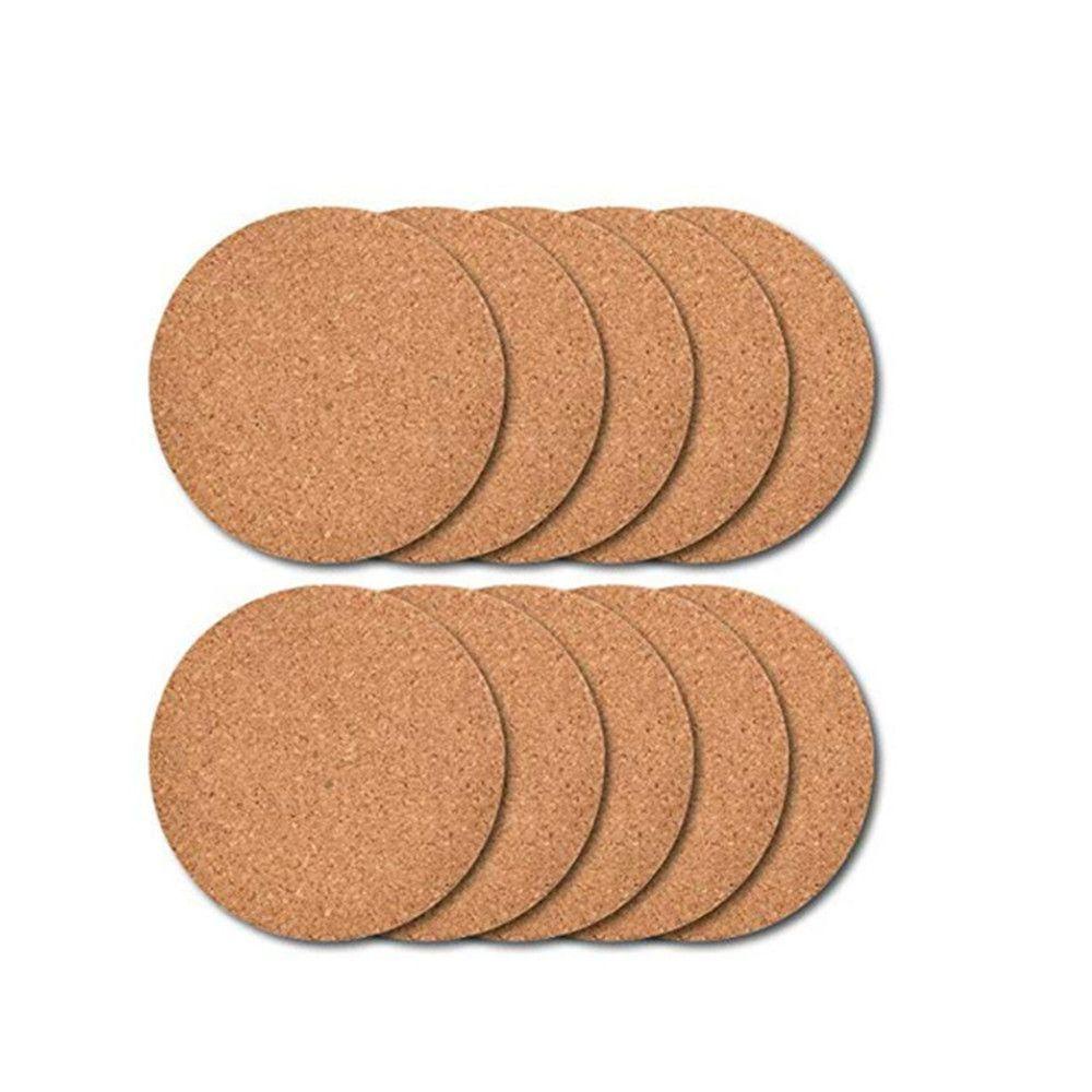 Set 6 Giá Đỡ Cốc Bằng Gỗ Chịu Nhiệt Chống Trượt Thời Trang Cho Nhà Ở