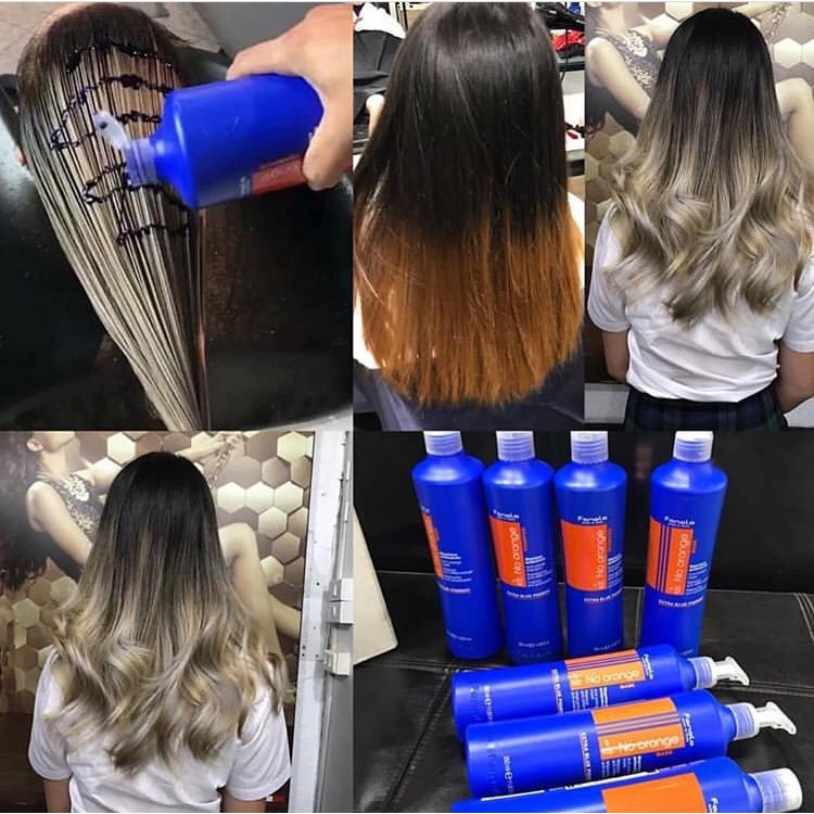 DẦU GỘI FANOLA NO ORANGE BLUE KHỬ ÁNH SẮC CAM ĐỒNG 1000ML