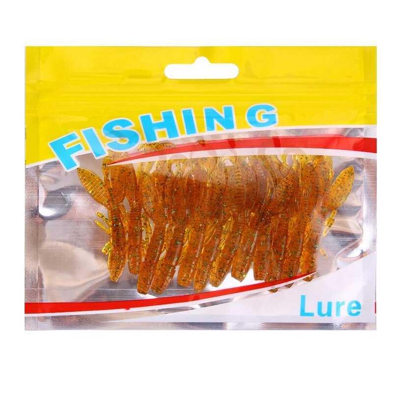 12 mồi câu cá giả bằng silicon mềm 5.5cm / 1.4g tiện dụng