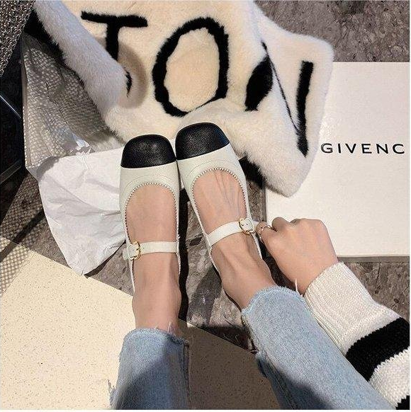 [ Mã 66CBSALE giảm 30K đơn 200K] Giày Búp Bê Nữ Đế Bằng Thiết Kế Cổ Điển Duyên Đáng Thanh Lịch | BigBuy360 - bigbuy360.vn