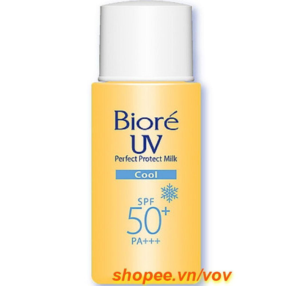 Sữa Chống Nắng 25ml Biore UV Perfect Protect Milk Cool Mát Lạnh SPF50+/PA+++ Bảo Vệ Da Hoàn Hảo, Vov Cung Cấp & Bảo Trợ.